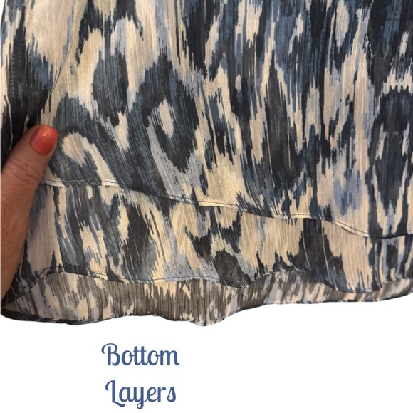 ❤️CHRISTINA B.   FLOWY V-NECK TOP  XLARGE/1X    #S - Picture 4 of 9